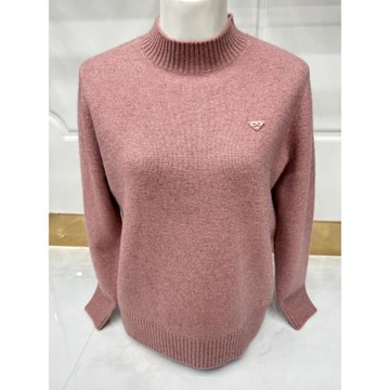 半高領毛衣女款2025新款針織衫媽媽打底羊絨衫加厚中老年女羊毛衫