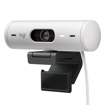 logitech 羅技 BRIO 500 網路攝影機  VU0064  珍珠白