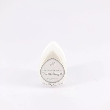 【TSUKINEKO 日本月貓】粉彩水滴印台 雲白色