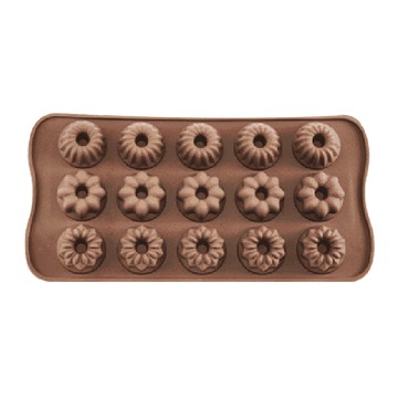 TRIARROW 三箭牌 巧克力模 15連 造型模具  戚風蛋糕  1個
