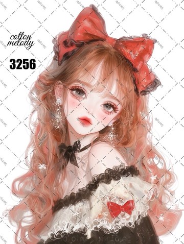 original sticker no.3256 人物貼紙 原創貼紙 原創人物貼紙 裝飾貼紙 cotton melody