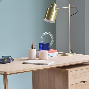 【Hübsch】－340804 跳色水晶玻璃書檔 紙鎮 書架 文具 擺飾