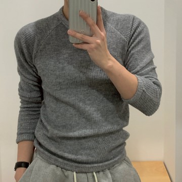 【Metanoia】🇰🇷韓製 修身羅紋長袖上衣