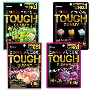 #悠西將# 日本 KABAYA 卡巴 卡巴屋 TOUGH 軟糖 高彈力軟糖 超彈力 水果軟糖 卡巴軟糖