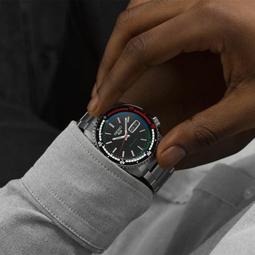 SEIKO 精工 5 Sports 55周年現代詮釋版 1969 機械錶-黑/42.5mm(SRPK13K1/4R36-15D0D)_SK043