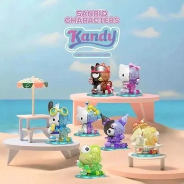 <蛋黃限定>🍨新貨到🌊 Mighty-Jaxx 三麗鷗海濱甜點系列 盒玩確認款 酷洛米 帕帢狗 凱蒂貓 酷企鵝 全新現貨