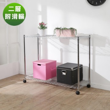 BuyJM鐵力士電鍍二層附PP輪置物架/波浪架90x45x95cm-DIY