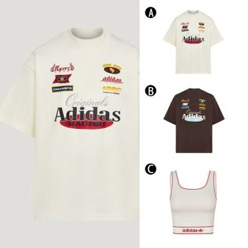 【Adidas 愛迪達】圓領短袖T恤 運動背心 RAC GFX TEE 男女 A-LD6516 B-LD6517 C-LF4591
