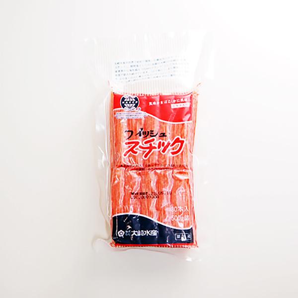 かにかまぼこ フィッシュスチック 500g 冷蔵便