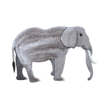 Novigo 瀕臨絕種動物熨燙刺繡 / 非洲森林象