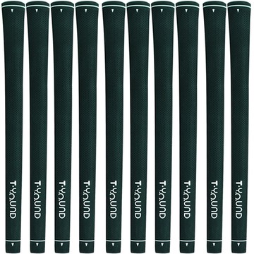 T YOUND 圓形高爾夫球桿握把  綠色  10個  263mm