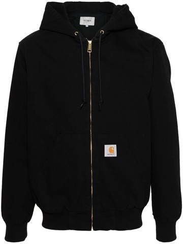 Carhartt WIP - Active hooded jacket - men - Polyester/Organic Cotton - XS - Black