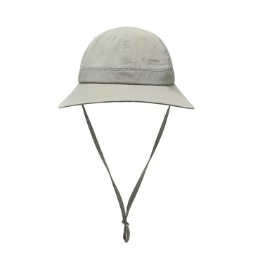 ADELIE 刺繡 LOGO 圓盤帽 - 卡其色