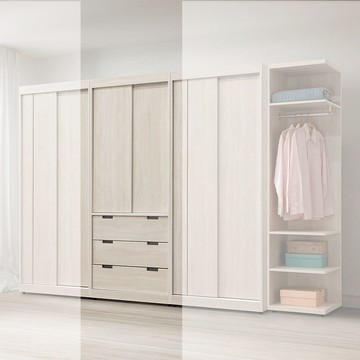 【LOVE樂芙】多安卡拉三抽推門衣櫥(HY781)A25CH0760