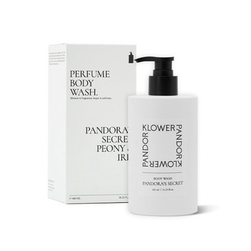 【YBG】任選3件9折★KLOWER PANDOR 潘朵拉的秘密香水嫩白沐浴露 480ML