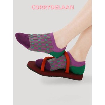 5雙裝夏季薄款船襪低幫淺口襪子女硅膠防滑不掉跟短襪個性隱形襪