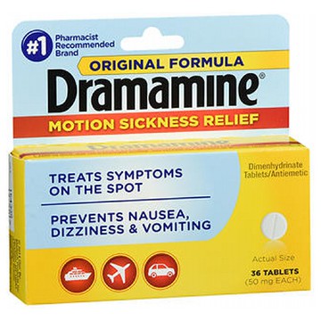 Dramamine Tablets Original Formula 36 Tabs by Med Tech Products