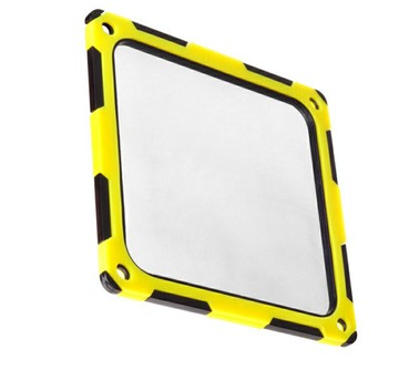 【享最高折300】SilverStone 銀欣 FF124 風扇濾網/12公分/黑黃色/SST-FF124BY