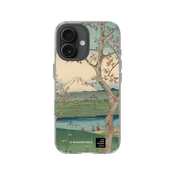 iPhone 16 Clear Case（相機按鈕） 透明 - Van Gogh Museum - 富士山三十六景 - 武蔵越かや在