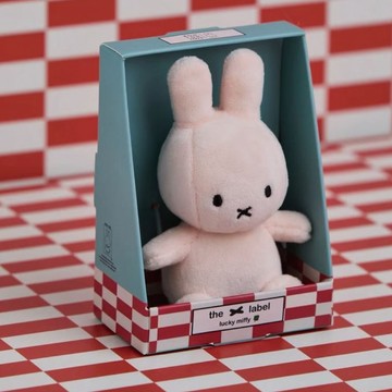 【WUZ屋子】荷蘭BON TON TOYS Miffy米菲兔幸運盒裝填充玩偶10cm-粉