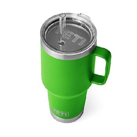 YETI Rambler 35 oz Straw Mug, Vacuum Insulated, Stainless Steel, Canopy Green並行輸入