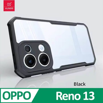 XUNDD 甲蟲系列 OPPO Reno 13 防摔保護軟殼 炫酷黑