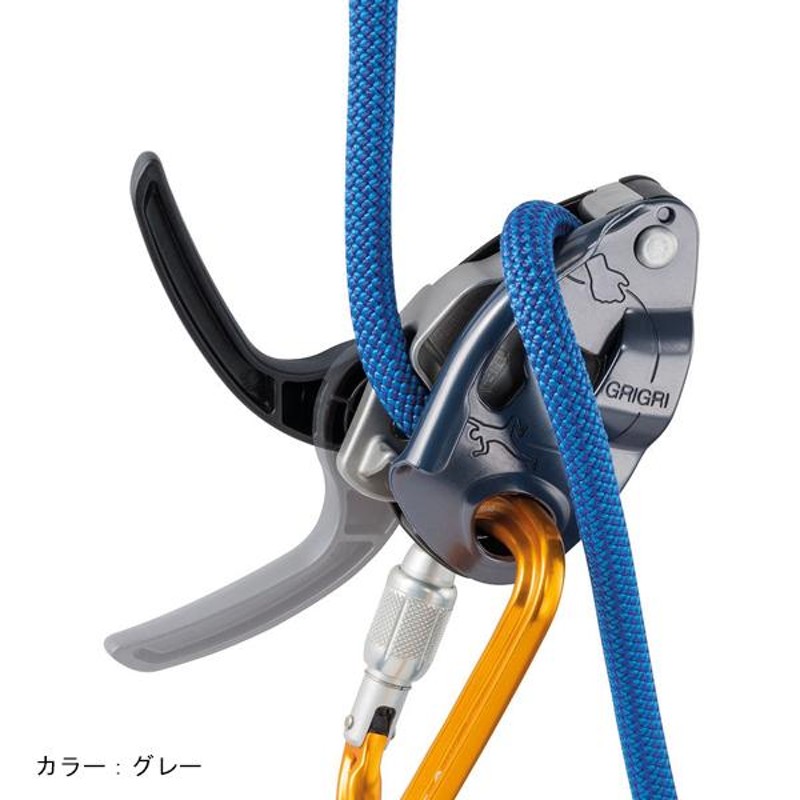 PETZL(ペツル) グリグリ/レッド D014BA01 ロープクランプ 登はん具 ビレイ機 登山 クライミング用品 ビレイデバイス  LINEショッピング