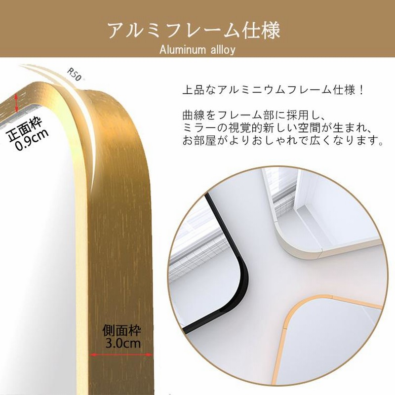 スタンドミラー 全身鏡 姿見鏡 165×60 全身ミラー スタンド