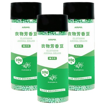 AMPM 衣物芳香豆 栀子花  200g  3個