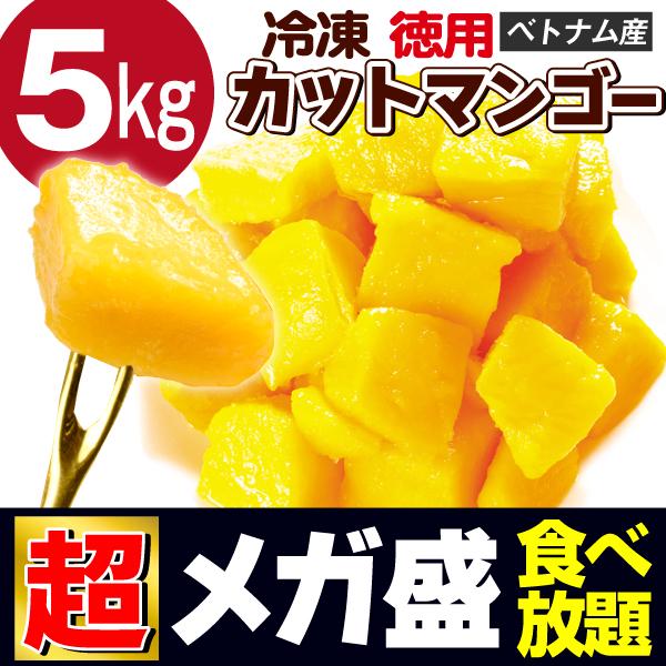 マンゴー 冷凍マンゴー 5kg カット済み 徳用（500g×10袋）ベトナム産