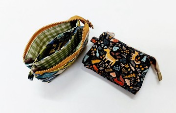 【三層小錢包-鋪棉】手作手握包 小錢包 分隔收納錢包 -送禮禮物