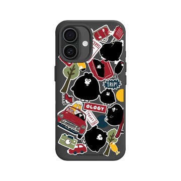 iPhone 16 SolidX 黑 - 奧樂雞 Ology - 旅行貼