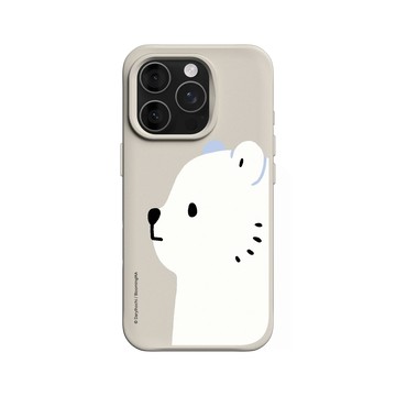 iPhone 16 Pro SolidX 貝殼灰 - 白白日記 Darylhochi - 側面