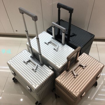 【新店促銷】〈選擇宅配〉全鋁鎂合金行李箱女男旅行攝影拉桿箱萬向輪相機登機箱金屬機長箱