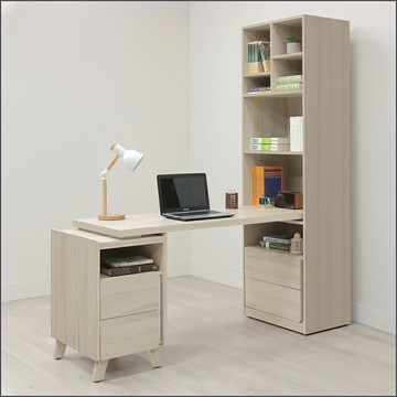 5尺書桌櫃組(書桌+書櫃) 置物櫃 收納櫃 隔間櫃 玄關櫃【163B55204】Leader傢居館163-HY934+HY936+HY937+HY939