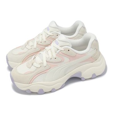 Puma 休閒鞋 Pulsar Lite Pop Wns 女鞋 厚底 增高 米白 粉紅 老爹鞋 40298201