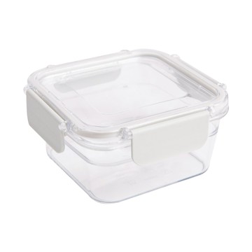 HOLA 和樂家居 密封防漏可微波Tritan保鮮盒 13.2 x 13.2 x 6.4cm 方形  1個