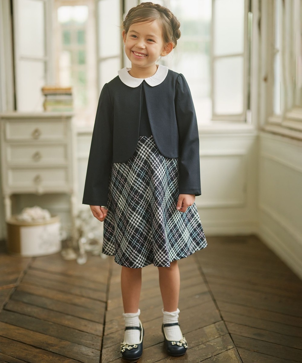 キッズ服女の子用(90cm~)入学式 女の子 フォーマルワンピース