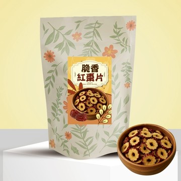 脆香紅棗片｜自帶好氣色 ｜紅棗香輕盈不厚重，直接乾吃或泡茶都超讚！