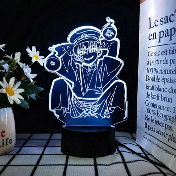 ✨限時促銷☜桃園出貨✨動漫地縛少年花子君手辦夜燈二次元學生臥室書桌擺件LED臺燈禮物