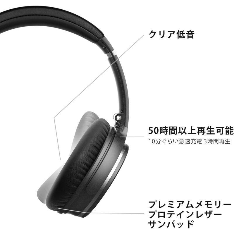 Srhythm NC35 ノイズキャンセリングヘッドホン ワイヤレス Bluetooth