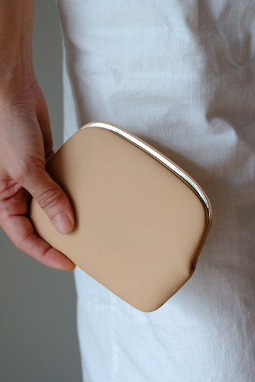 薄型天溝六卡夾【乾燥玫瑰_Alran Sully 山羊革】