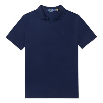 Polo Ralph Lauren RL 熱銷V領小馬短袖Polo衫 上衣-深藍色