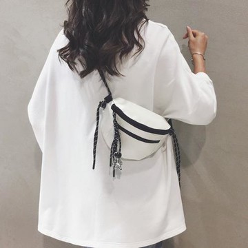 斜挎腰包女潮ins日系潮牌胸包男運動防水百搭胸前小挎包休閑包包