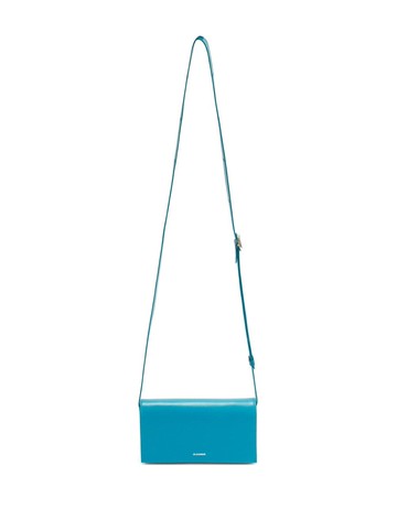 Jil Sander - All-Day leather shoulder bag - women - Calf Leather/Ovine Leather (top grain) - One Size - Blue