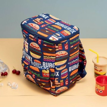保溫袋 BURGER CONX 後背包式保冷 大容量易收納環保購物袋 - 日本 現貨 日本空運來台 日本空運 代購 日本代購 保溫袋 保冷 購物袋 BURGER CONX 後背包式保冷