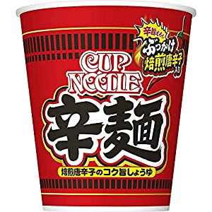 日清食品 カップヌードル 辛麺 [ぶっかけ焙煎唐辛子] 82g 20個