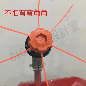 割草機配件通用打草繩簡易打草頭尼龍麻花鋼絲鋸齒進口打草繩包郵【亞德機械五金家居】