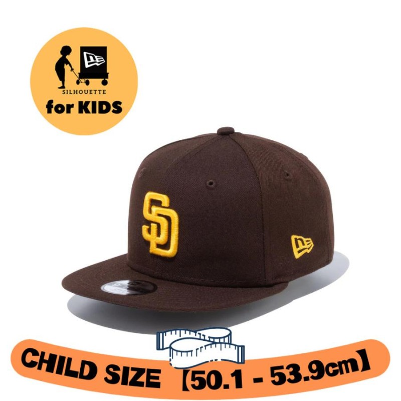 NEWERA Child 9FIFTY サンディエゴ・パドレス バーントウッド キッズ