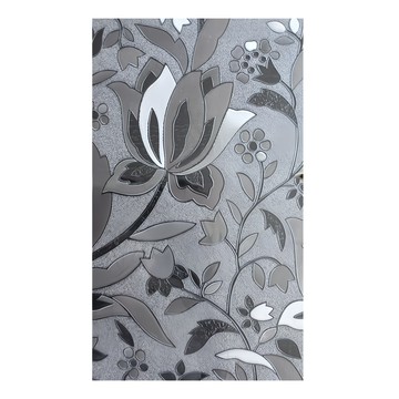 半島良品 抗UV防曬靜電貼窗貼  200 x 45cm  芙蓉花